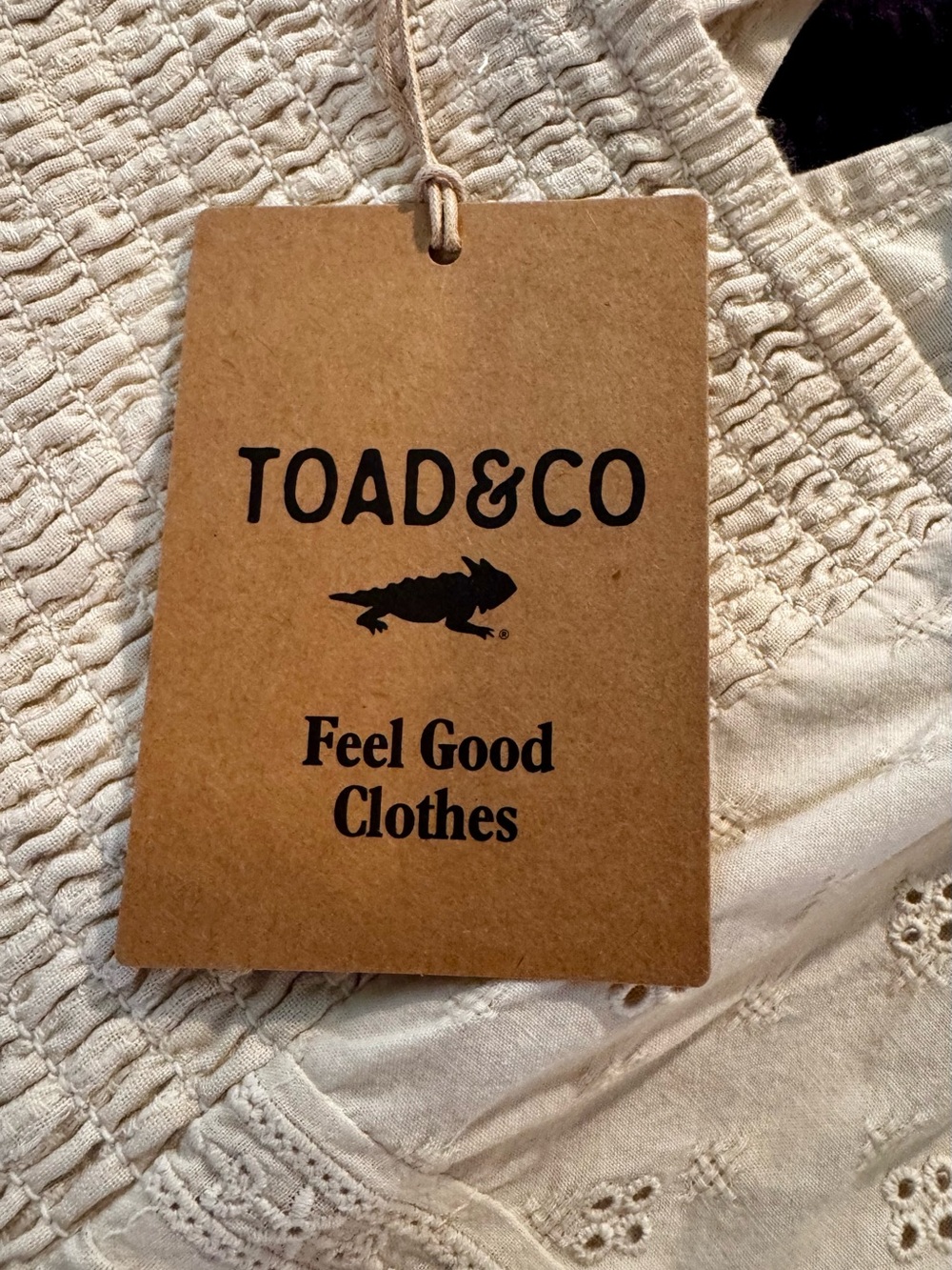 Toad&Co Airscape Tank Midi Dress - Salt Dobby Sz M - NEW - Picture 11 of 13